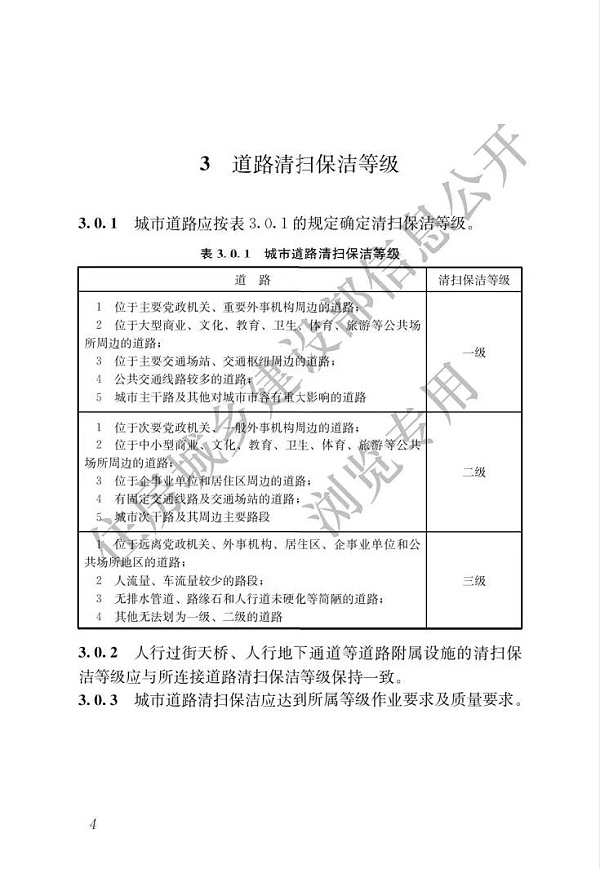 新版《城市道路清扫保洁与质量评价标准》8