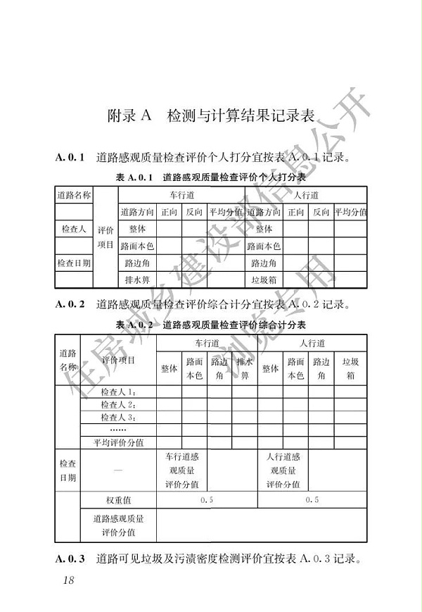 新版《城市道路清扫保洁与质量评价标准》22