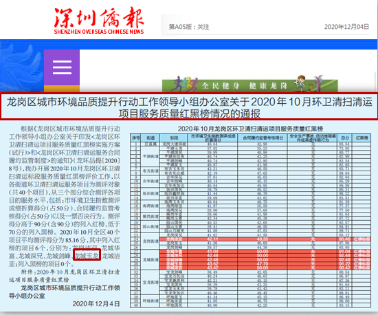 1204深圳侨报报道-玉龙环保